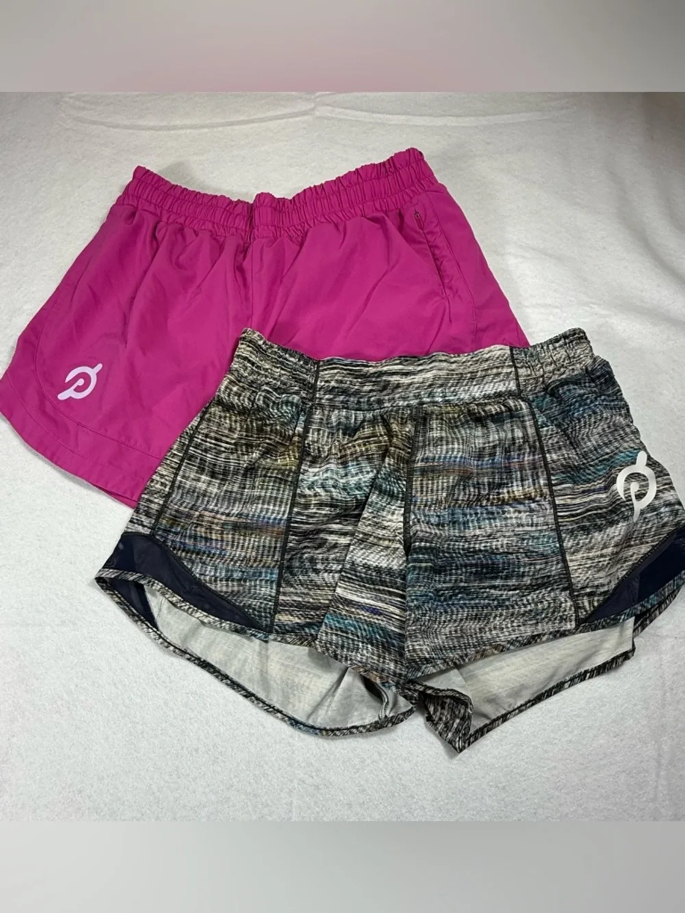 Peloton Lululemon x Peloton Running Shorts Bundle Pink Multicolor Size‎ M 10